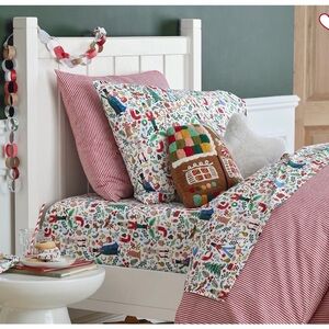 Pottery Barn Kids Festive Multicolor Bedding Set